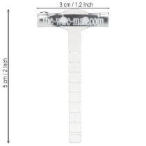 Artikel Hochwertiger Hochzeitsanstecker transparent 50 Stück