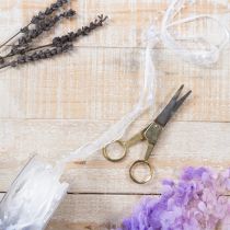 Artikel Hochzeitsband aus Organza mit Perlen Weiß 20mm x 5m