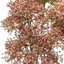 Artikel Holunderzweig künstlich Rosa Blüten 52cm 4 Stück