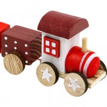 Artikel Holzeisenbahn Deko Weihnachtszug Rot L20cm H6cm 2 St