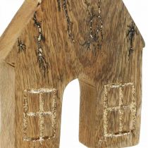 Artikel Holzhaus Deko Weihnachtshaus Holzhäuschen Deko Holzaufsteller H15cm