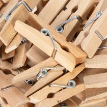 Artikel Holzklammern Mini 3,5 cm Natur 50 Stück für Dekoration und Bastelarbeiten