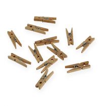 Artikel Deko-Holzklammern 3cm Natur 72 St