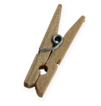 Artikel Deko-Holzklammern 3cm Natur 72 St