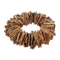 Holzkranz Birkenrinde Naturkranz Dekokranz Natur Ø30cm