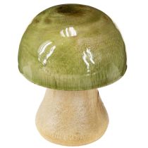 Artikel Holz-Dekopilze 6,5 cm Grün Rot Orange 9 Stück Herbstdeko