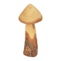 Holzpilze Deko Pilze Holz Deko Natur Tischdeko Herbst Ø11cm H28cm