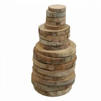 Holzscheiben 3,5cm - 9cm Natur 300g