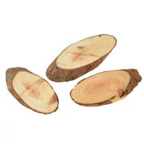 Holzscheiben Oval Tischdeko Bastelbedarf 6,5–8cm 450g