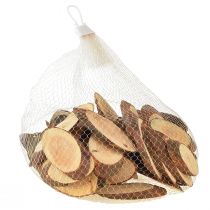 Artikel Holzscheiben Oval Tischdeko Bastelbedarf Deko 6,5–8cm 450g
