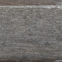 Artikel Deko Tablett aus Holz quadratisch grau rustikal 15cm 4er-Set