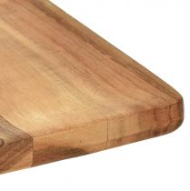 Artikel Holztablett Serviertablett Holz Mangoholz Natur 24,5cm