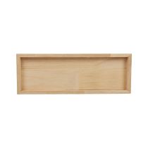 Artikel Holztablett Deko Tablett Holz Rechteckig Natur 40×14×2,5cm
