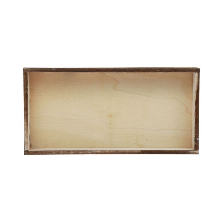 Artikel Holztablett geflammt Deko Tablett Tischdeko rustikal 24×12×3cm
