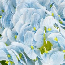 Artikel Künstliche Hortensienzweige 34 cm Blau 3er-Set aus Polyester