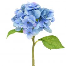 Hortensie Blau Kunstblume 36cm