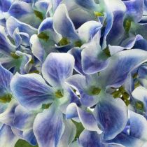 Artikel Künstlicher Hortensienzweig Blau 80cm 2 Stück