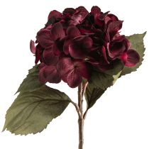 Artikel Hortensie künstlich Hydrangea Kunstblumen Bordeaux 52cm