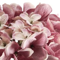 Artikel Hortensie künstlich Realistische Seidenblumen Rosa 52cm