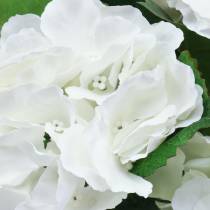 Hortensie im Blumentopf Künstlich Weiß 35cm
