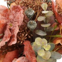 Artikel Hortensien Blumenstrauß Kunstblumen Tischdeko 23cm