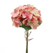 Artikel Hortensien künstlich Rispenhortensie Rosa Lachs 35cm 3St