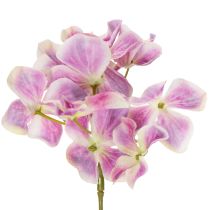 Artikel Hortensie Kunstpflanze 110 cm zartrosa 2 Stück Polyester