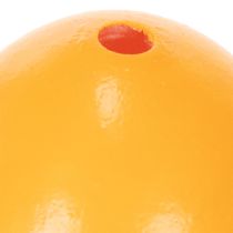 Artikel Ausgeblasene Hühnereier Orange-Apricot 5cm 10 Stk für DIY und Osterdekoration