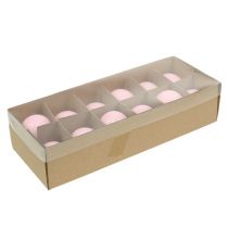 Artikel Gefärbte Hühnereier Rosa Ø4cm 10 Stück für Dekoration