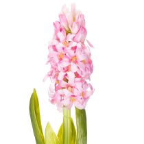 Artikel Hyazinthe künstlich Real-Touch Rosa 40cm Kunststoff