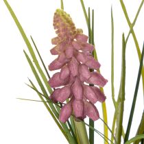 Artikel Hyazinthe Kunstpflanze im Topf 26 cm Rosa aus Polyester und Kunststoff