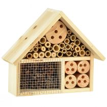 Insektenhaus Natur Insektenhotel Holz Tanne Natur H21cm