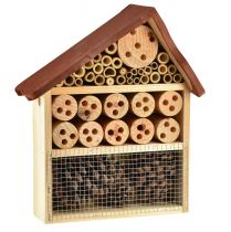 Artikel Insektenhotel Braun Insektenhaus Holz 25cmx8,5cmx32cm