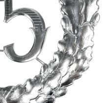 Jubiläumszahl 25 in Silber Ø40cm