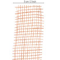 Artikel Juteband Gitterband Jute ökologisch Terracotta Rot 5cm 40m