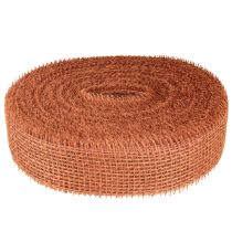 Artikel Juteband Gitterstruktur 5cm x 40m Terracotta für Dekoration und Verpackung