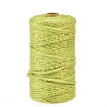 Juteband Jutekordel Band Dekoband Jute Grün Ø4mm 100m