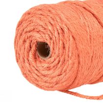 Artikel Juteband Jutekordel Dekoband Jute Orange Ø4mm 100m