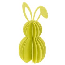 Artikel Dekorationsfigur Filzhase 20 cm, 4-teiliges Set, Gelb, Orange, Grün, Pink