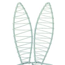 Artikel Dekofigur Draht-Hase aus Metall, 16 cm, Pastellfarben, 3er-Set
