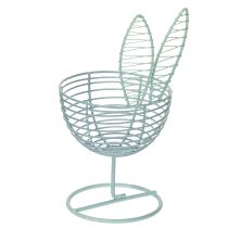 Artikel Dekofigur Draht-Hase aus Metall, 16 cm, Pastellfarben, 3er-Set