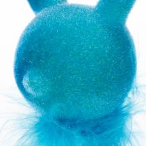 Artikel Osterhasen Kantenhocker aus Kunststoff 27cm Blau Zweier-Set