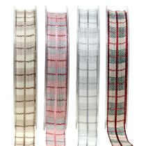 Karoband Geschenkband 15mm 15m