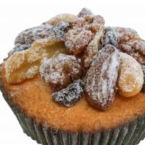 Muffins mit Nüssen künstlich 7cm 3St