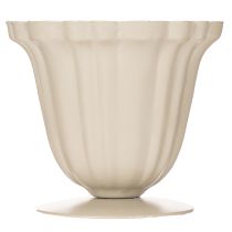 Artikel Dekoschale cremefarben Pokal Blech 10 cm