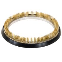 Artikel Kenzan-Ring mit Messingnadeln und Kunststoffschutz, 15 cm Durchmesser, für Ikebana und Blumengestecke