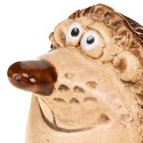 Artikel Keramik Igel Deko Figur Herbstdeko handbemalt H7cm 3 St