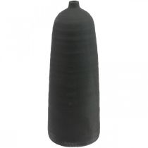 Keramik Vase Schwarz Deko Vase Bodenvase Ø18cm H48cm