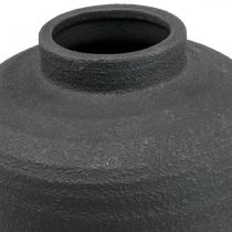 Keramik Vase Schwarz Deko Vasen Groß Ø18,5cm H40cm