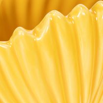 Artikel Keramikvase Gelb 16 cm Mediterrane Pasta-Form Dekoration für Innenräume